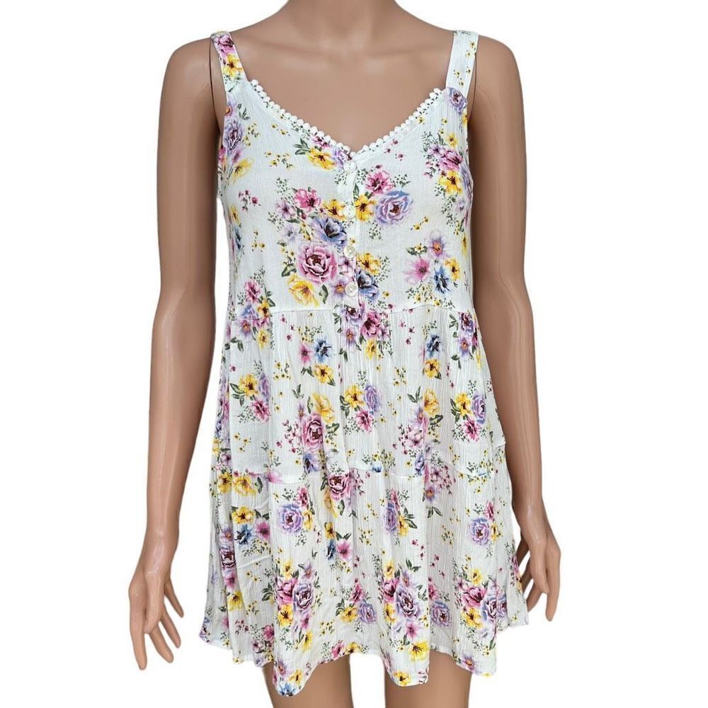 RDI orchid bloom a-line dress size S NWT